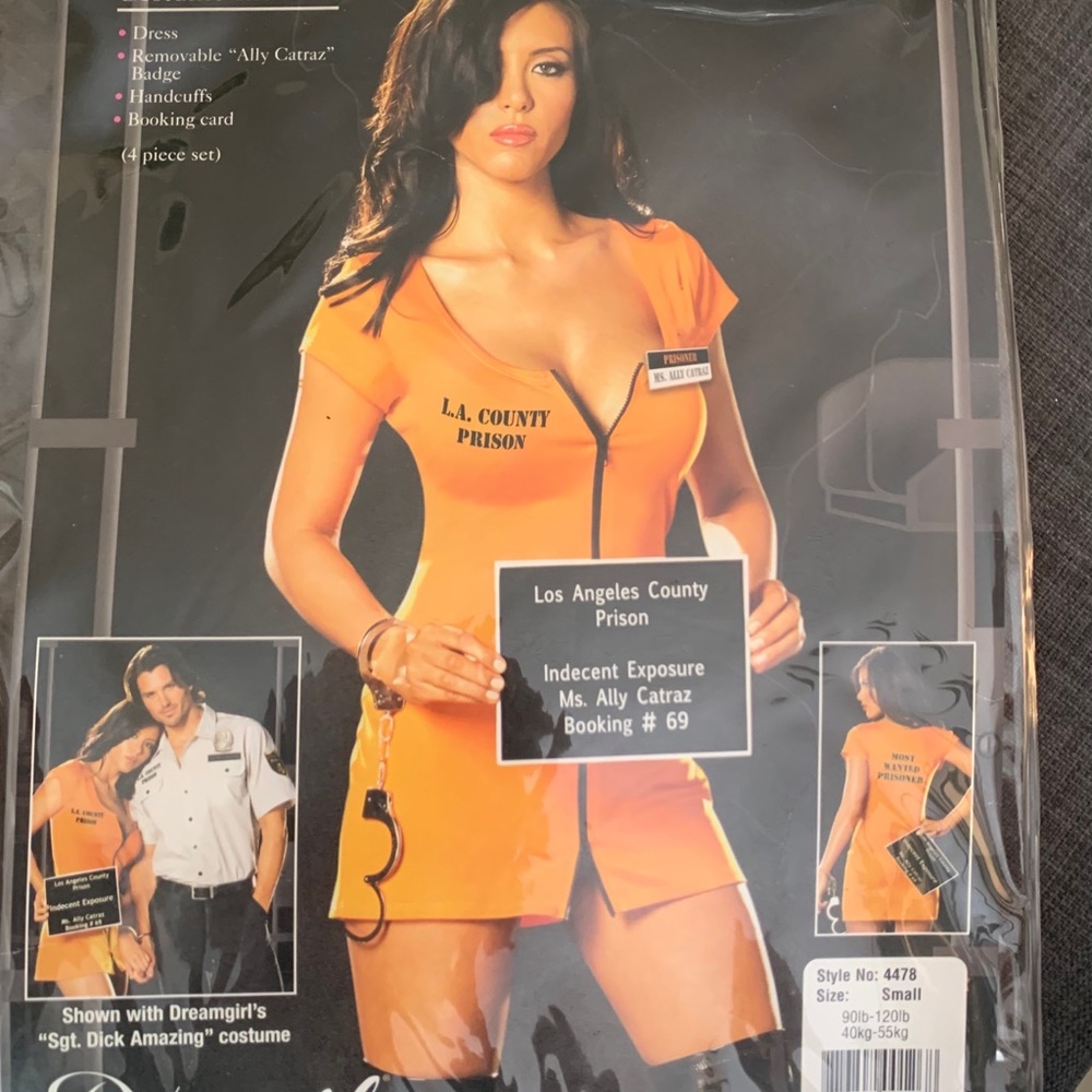 Sexy Inmate Prisoner’s Halloween Costume